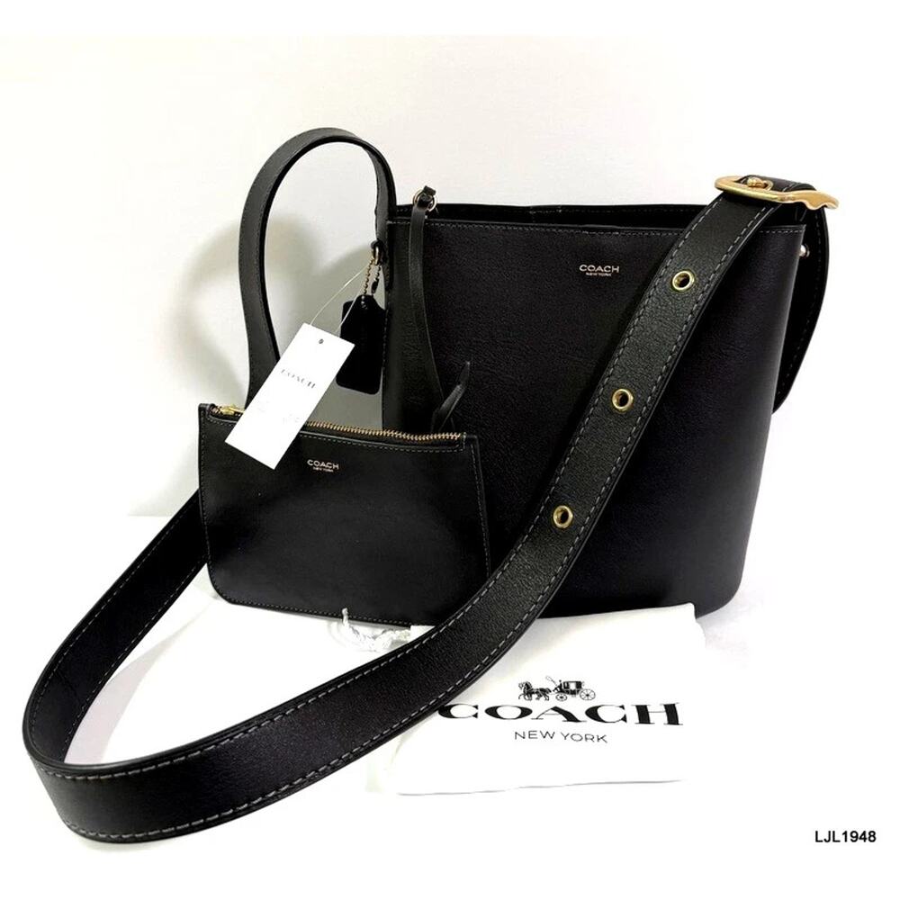 Coach Black Shoulder Bag - Picture 3 of 4